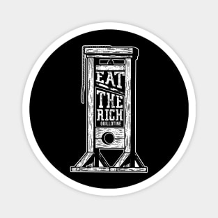 Eat the Rich Guillotine Anti capitalism Magnet